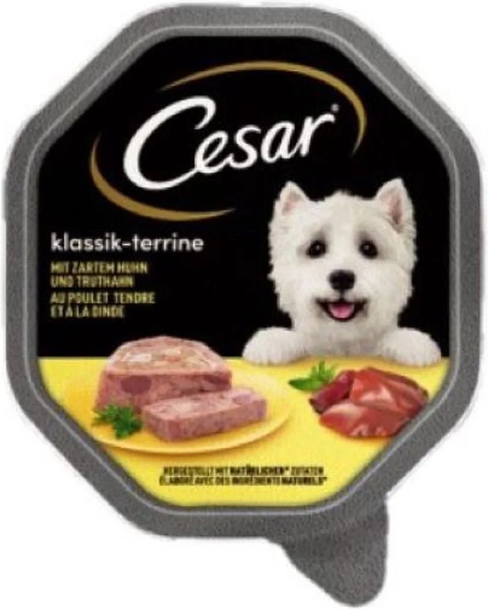 10x Cesar - Classic in paté met malse kip - 150g van Cesar – productfoto
