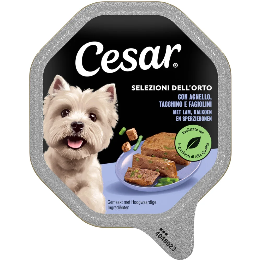 Alu Kalkoen - Lam - Sperziebonen 150 gr van Cesar – productfoto