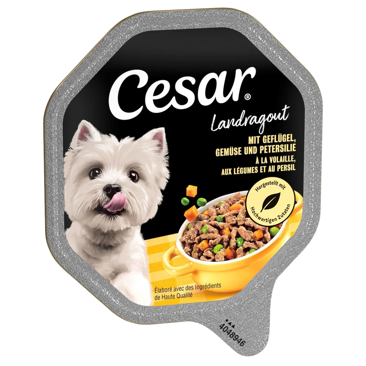 28x150g Cuisine in Saus Gevogelte & groente Cesar Hondenvoer de Cesar – photo produit