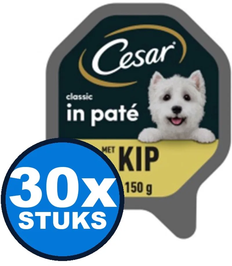 30x Cesar Classic - Pate met Kip - Hondenvoer - 150g von Cesar – Produktfoto