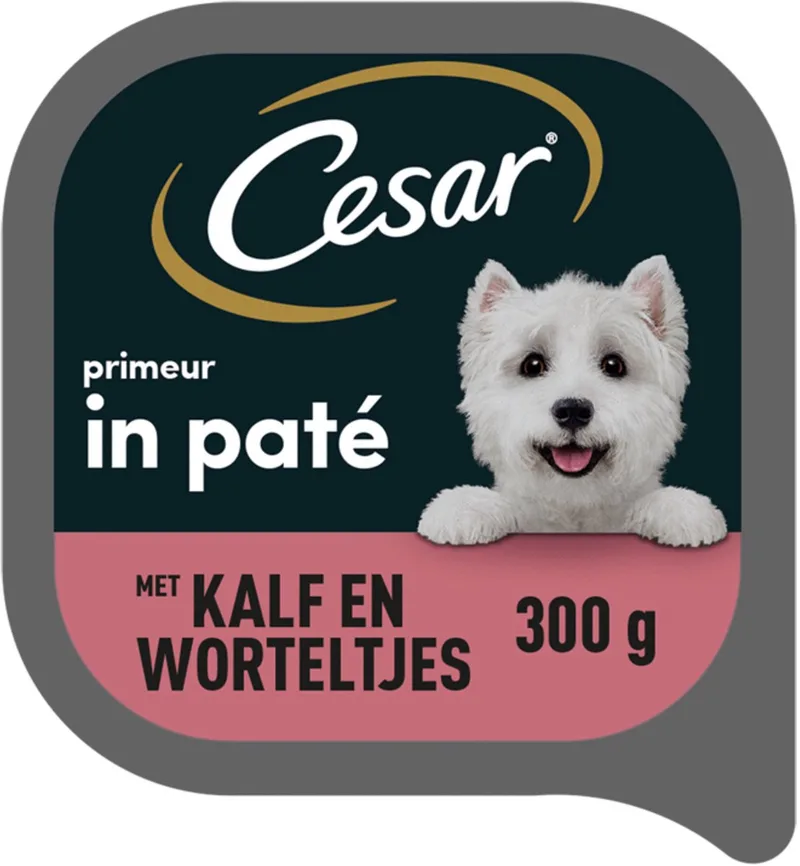 Alu Primeur - Hondenvoer - Kalf Wortel 300 g by Cesar – product photo