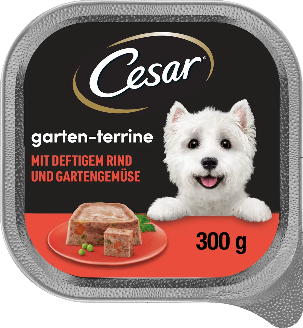 Garten-Terrine mit deftigem Rind - 300 g von Cesar – Produktfoto