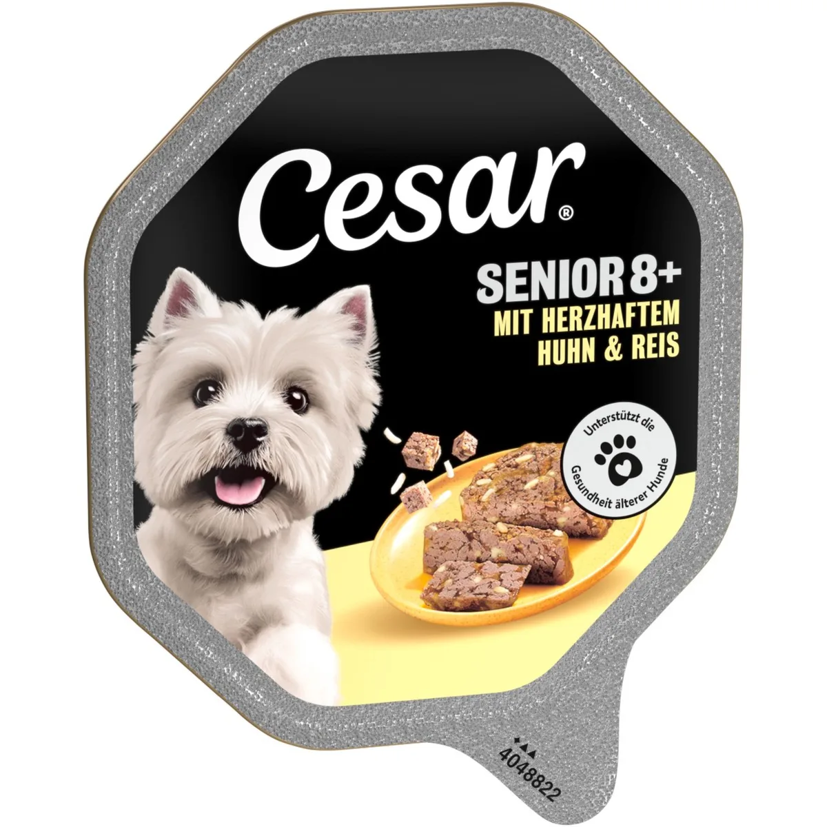 Nourriture humide pour chiens en pâté avec bain de poulet et de riz 150 GR de Cesar – photo produit