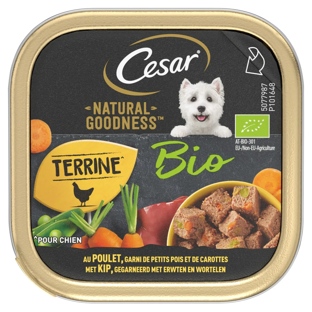 Natural Goodness Alu Paté Kip Bio 100 gr van Cesar – productfoto