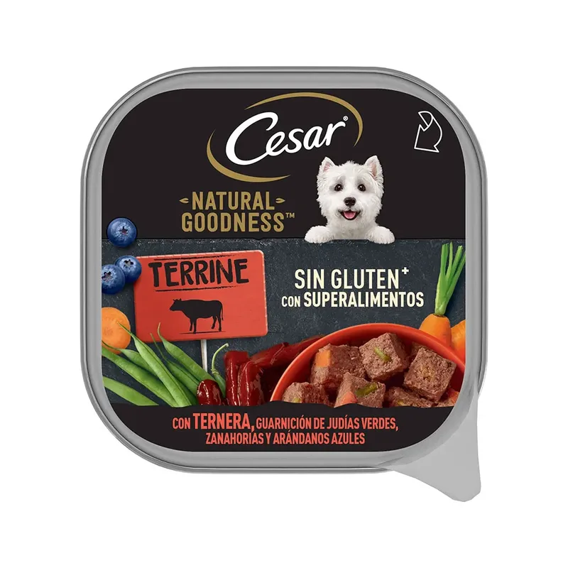 Natuurlijke Goedheid Natvoer Voor Honden Met Os 16x100g by Cesar – product photo