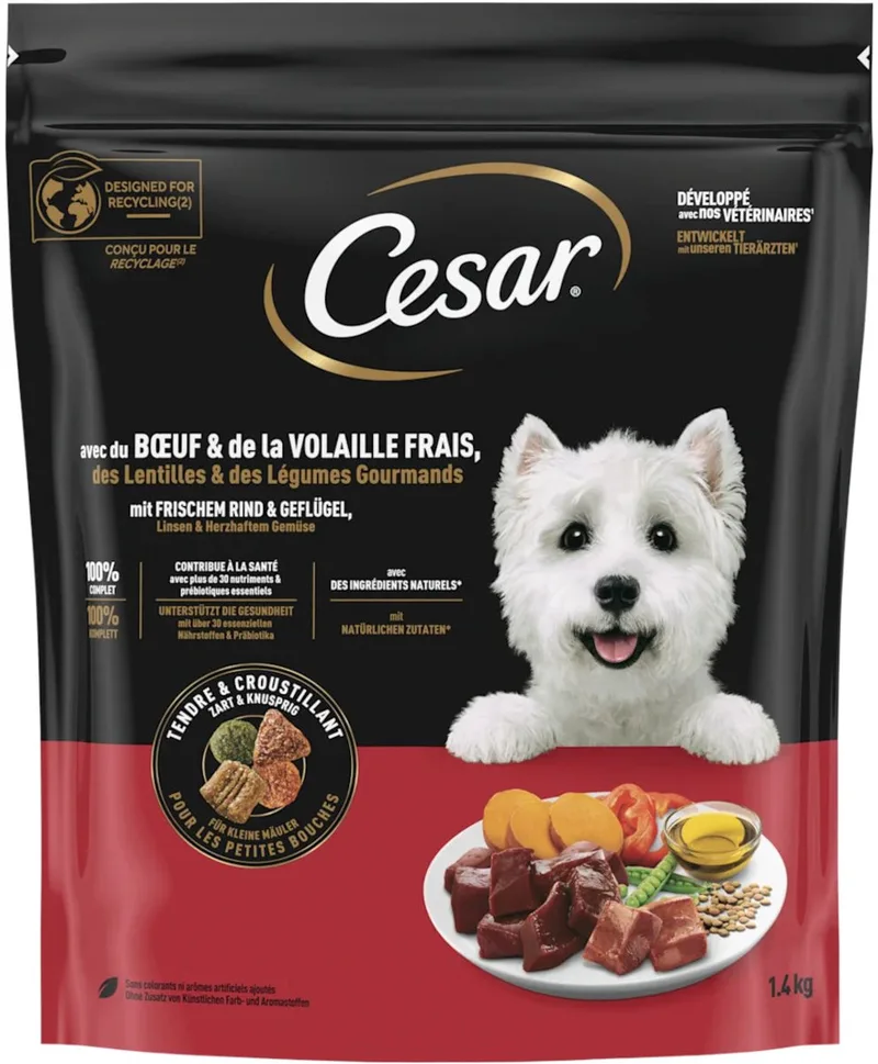 Rund & Gevogelte - Hondenvoer - 1400g van Cesar – productfoto