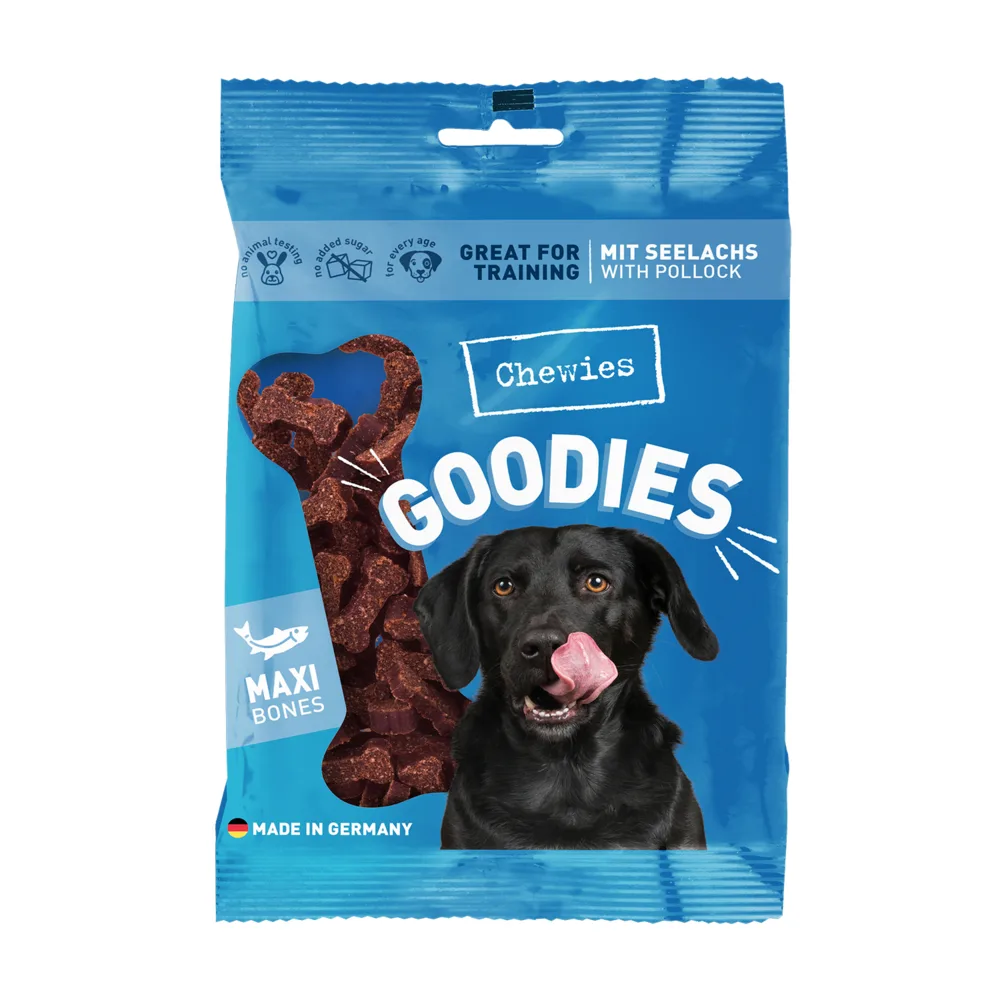 200g Botjes Kauwsnacks Zalm-smaak Chewies Hondensnacks by Chewies – product photo