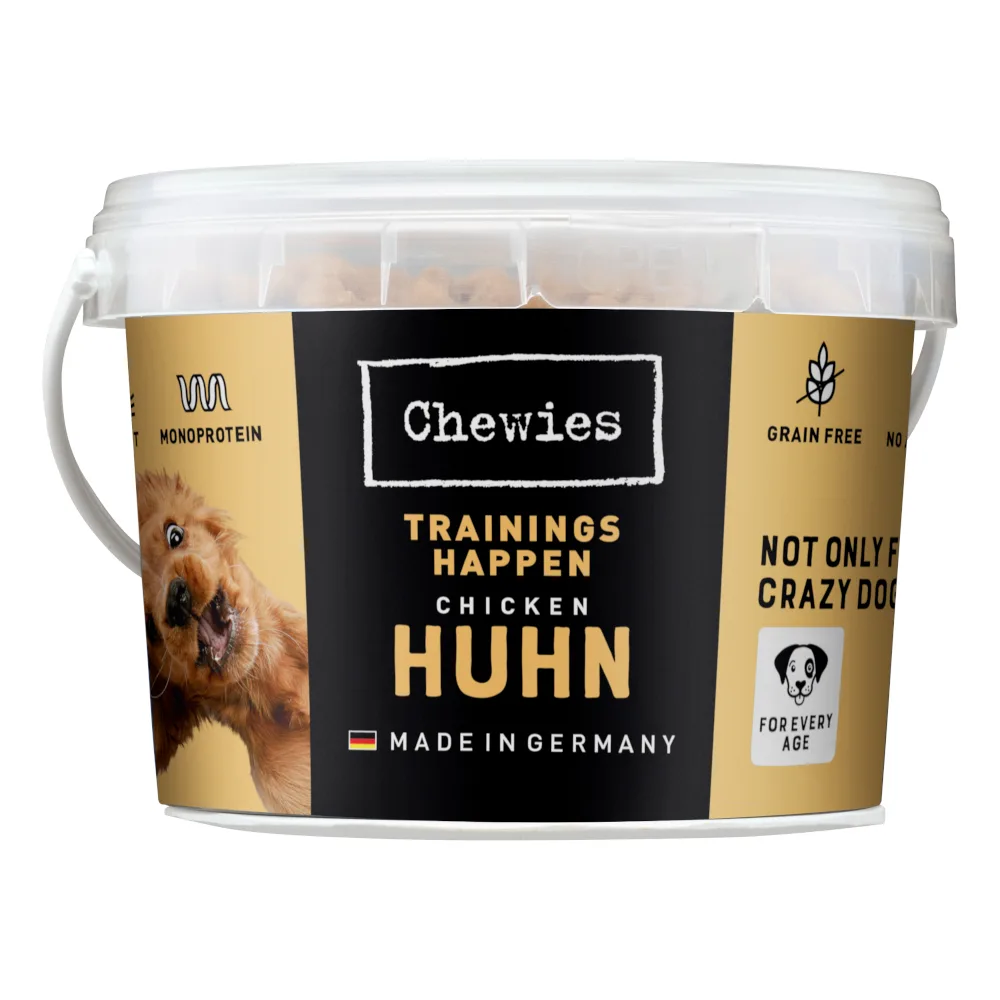 300g Mono-Eiwit Trainingssnack Kip Chewies Hondensnacks van Chewies – productfoto