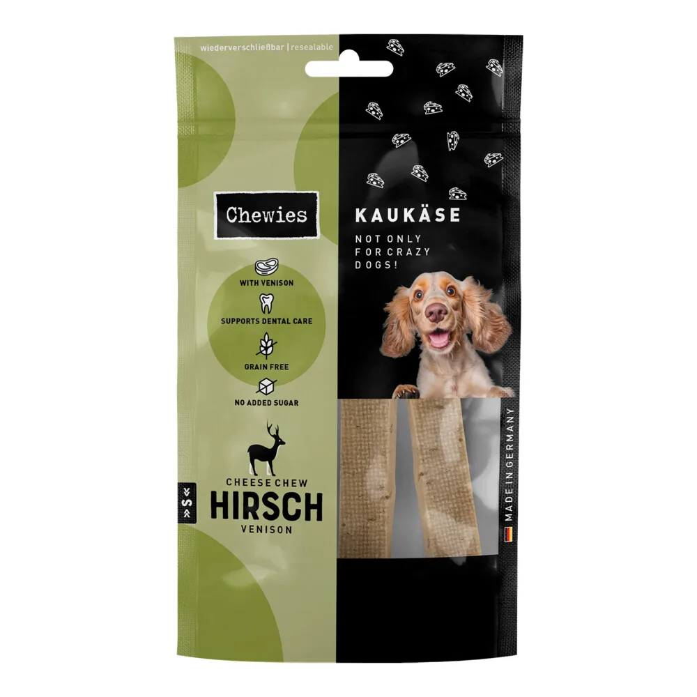 5x Chewies Kaas Sticks Hert S 2x60 gr van Chewies – productfoto
