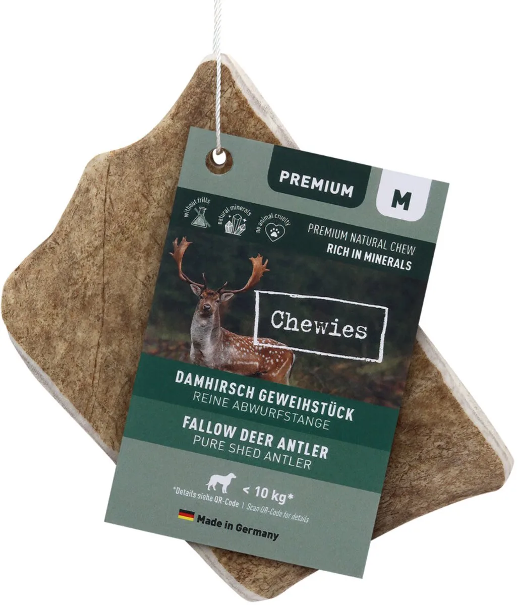 Damherten Gewei Snack M - 120 gr van Chewies – productfoto