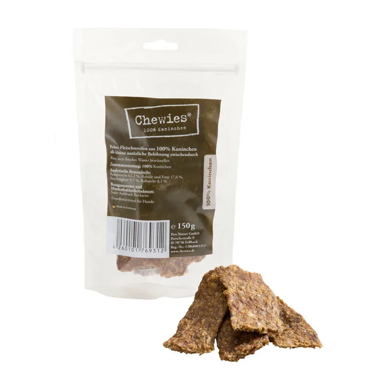 Fleischstreifen Kaninchen de Chewies en Regular – photo produit