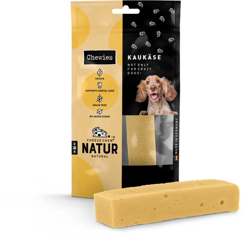 Kaas Sticks Hondensnack M - 4 x 80 gr - Voordeelverpakking by Chewies – product photo