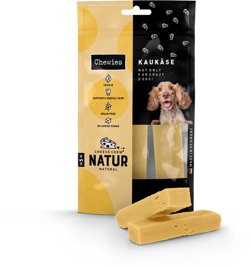 Kaas Sticks Hondensnack S - 5 x 120 gr - Voordeelverpakking fra Chewies – produktbillede