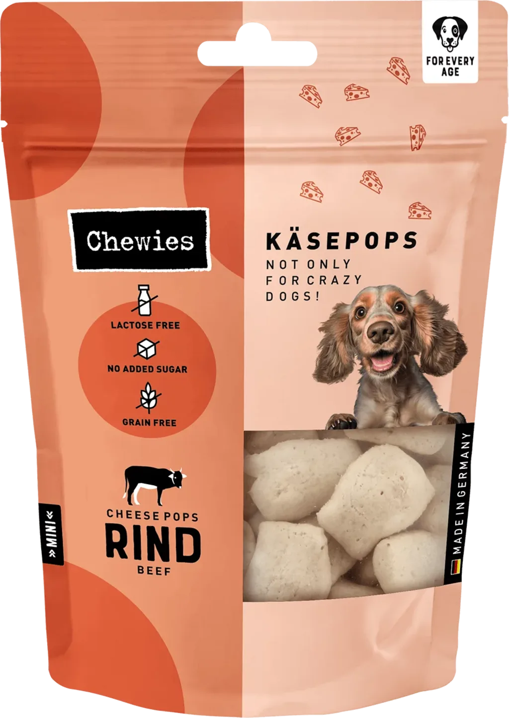 KÄSE-POPS Rind - 35 g von Chewies – Produktfoto