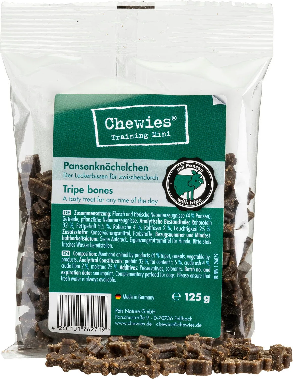 Mini Pansen 125g - 125 g von Chewies – Produktfoto