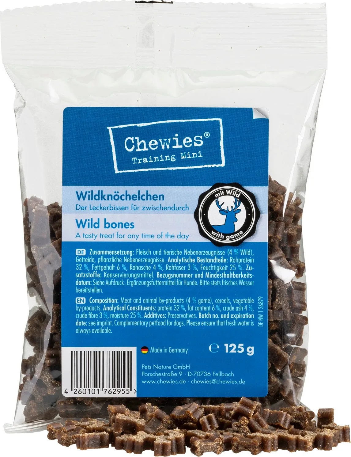 Mini Wild 125g - 125 g von Chewies – Produktfoto