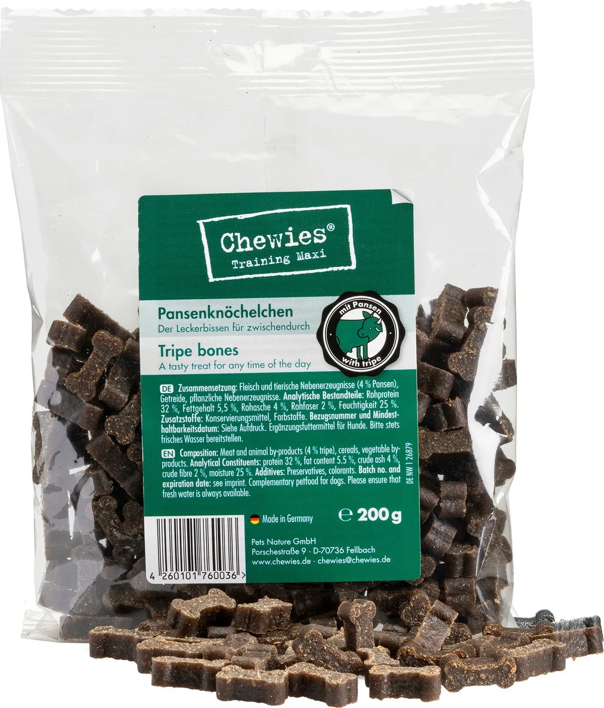 Pansenknöchelchen 200 g - 200 g von Chewies – Produktfoto