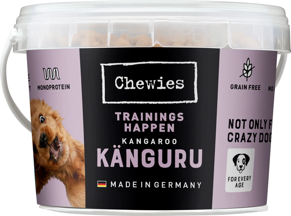Trainingshappen Känguru - 300 g von Chewies – Produktfoto