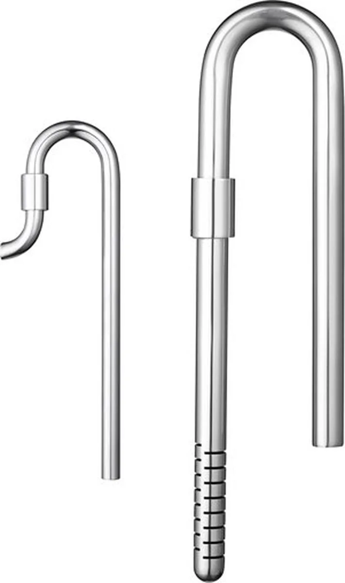 Metalen Aanzuig- & Uitstroombuis Ml 16-22+12-16 de Chihiros en Argent – photo produit