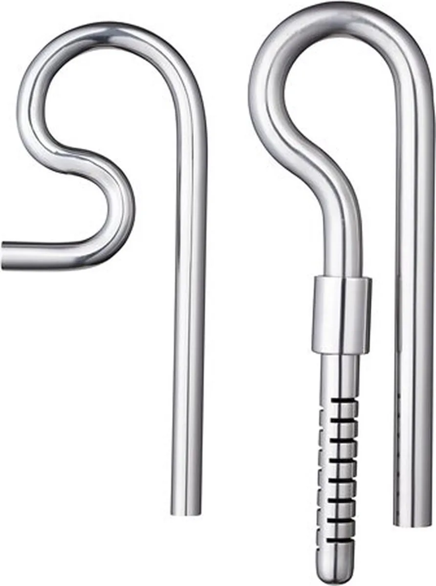 Metalen Aanzuig- & Uitstroombuis S 12-16+9-12 de Chihiros en Argent – photo produit