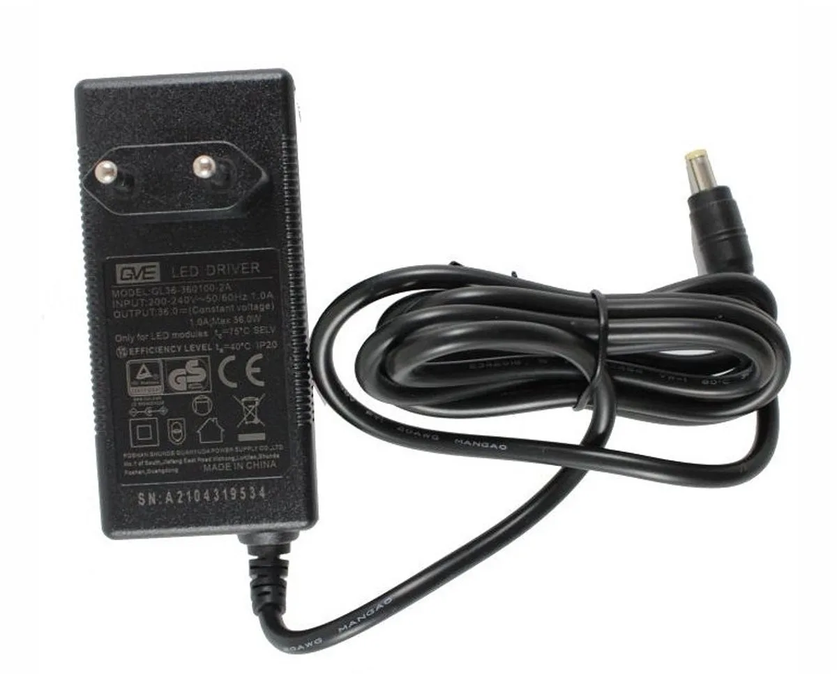 Trafo 36v 1a (AII301 MAX, A2 301-801, WRGB2+PRO 30) van Chihiros – productfoto