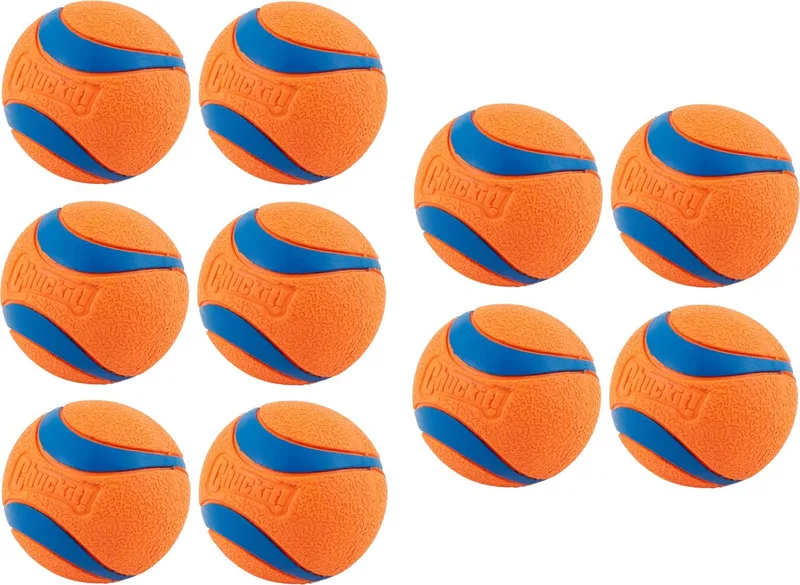 10 Chuckit ballen in emmer by Chuckit! in Orange – product photo