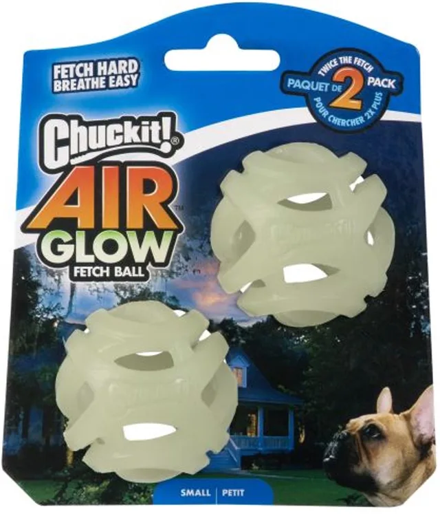 Air Glow Fetch Ball - Small - Hondenspeelgoed - Hondenbal - Kauwspeelgoed