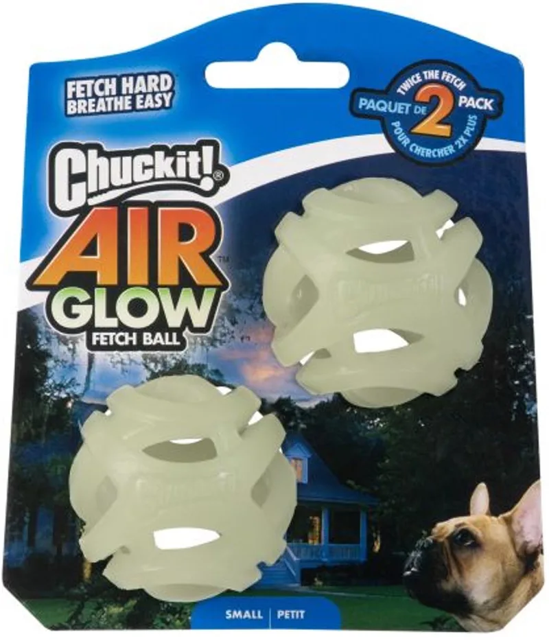 Air Glow Fetch Ball - Small - Hondenspeelgoed - Hondenbal - Kauwspeelgoed by Chuckit! in Glow in the Dark – product photo