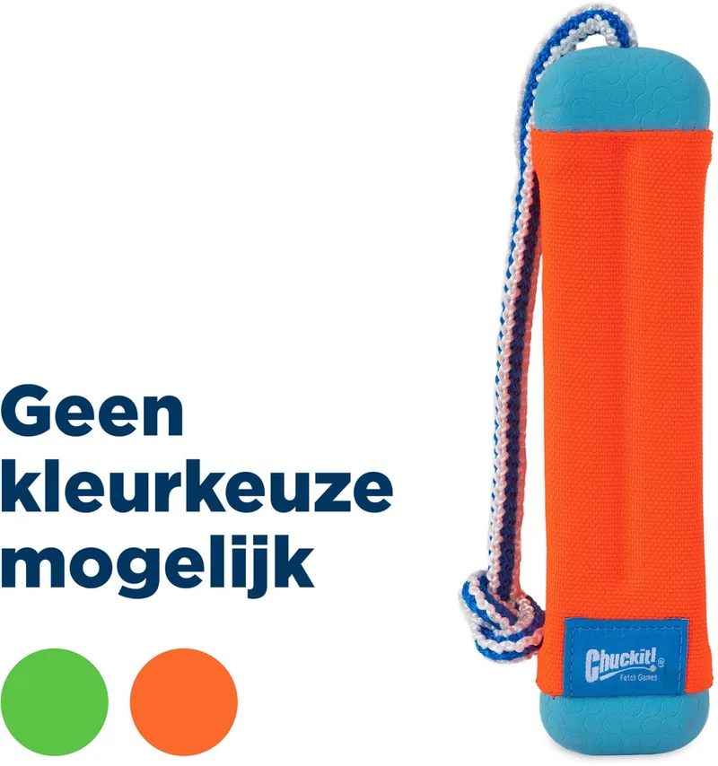 Amphibious Bumper - Hondenspeelgoed - Apporteerspeelgoed - Drijvend - Small - Ø4 x 18 cm de Chuckit! en Assorti – photo produit