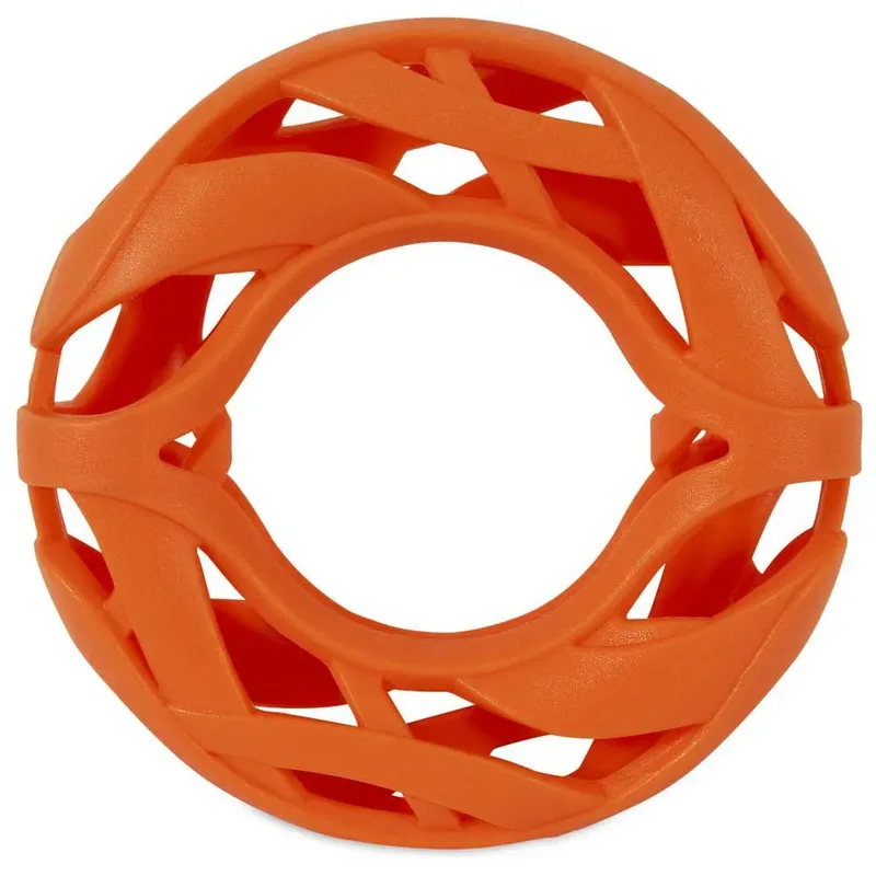 Breathe Right Fetch Wheel - Hondenspeelgoed - Hondenspeeltje - Frisbee - Kunststof - Ø18 cm von Chuckit! in Orange – Produktfoto 2 von 2