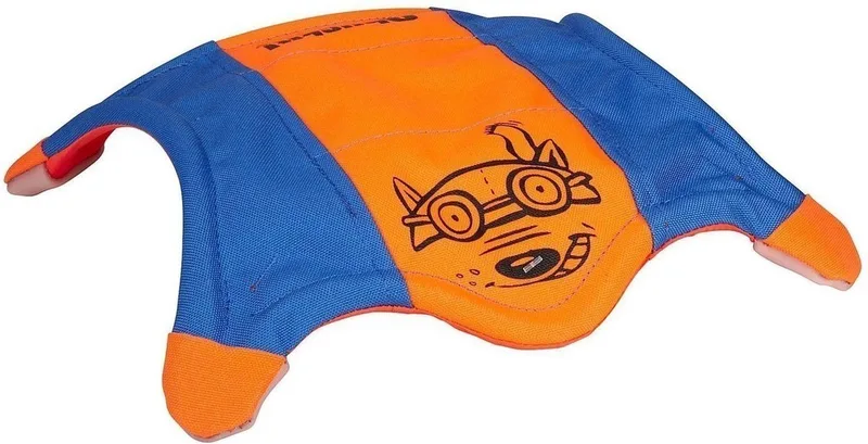 Flying Squirrel - Hondenspeelgoed - Hondenspeeltje - Frisbee - Drijvend - Ø35 cm - Blauw/Oranje by Chuckit! in Assorti – product photo