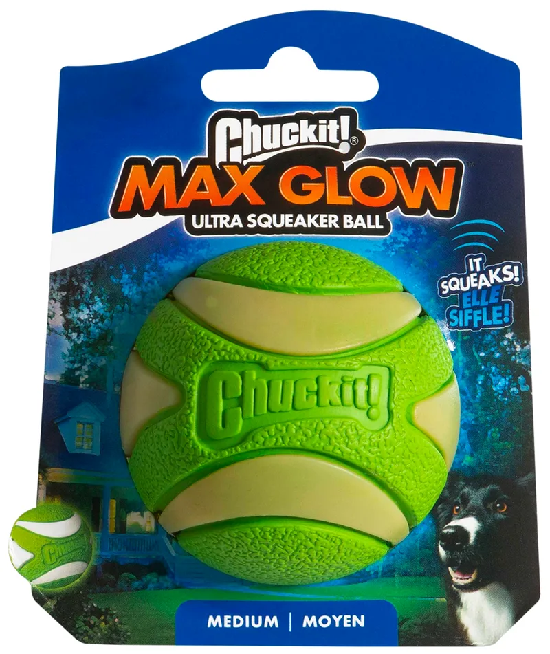 Max Glow Ultra Squeaker M by Chuckit! – product photo