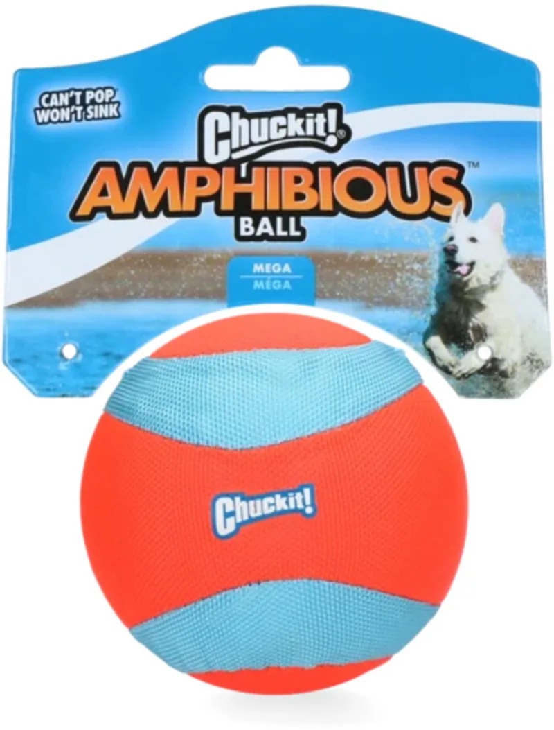 Mega Amphibious Ball - Hondenspeeltje - Hondenbal de Chuckit! en Bleu, Orange – photo produit