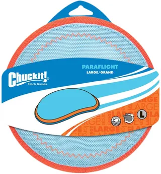 Paraflight - Hondenspeelgoed - Hondenspeeltje - Frisbee - Large - Ø25 cm - Blauw/Oranje von Chuckit! in Orange – Produktfoto 1 von 4