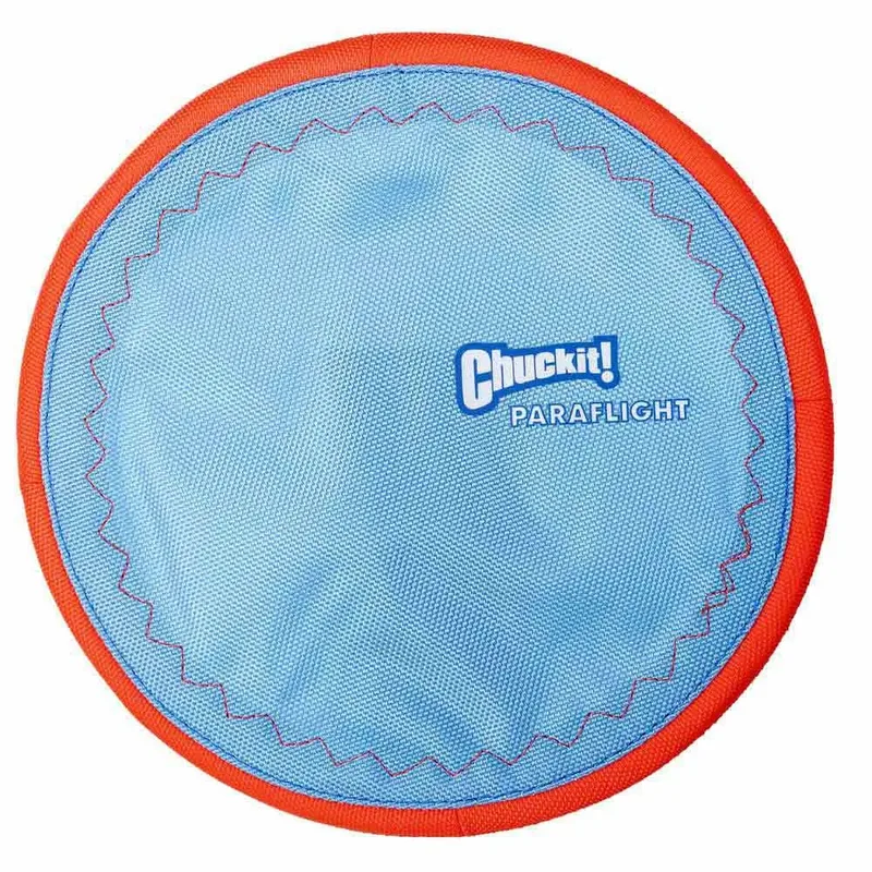Paraflight - Hondenspeelgoed - Hondenspeeltje - Frisbee - Large - Ø25 cm - Blauw/Oranje von Chuckit! in Orange – Produktfoto 2 von 4