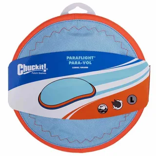 Paraflight - Hondenspeelgoed - Hondenspeeltje - Frisbee - Large - Ø25 cm - Blauw/Oranje von Chuckit! in Orange – Produktfoto 4 von 4