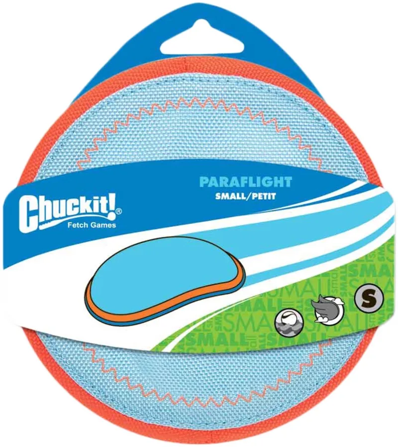 Paraflight - Hondenspeelgoed - Hondenspeeltje - Frisbee - Small - Ø16 cm - Blauw/Oranje by Chuckit! in Orange – product photo