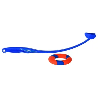 Ring Chaser Launcher - Apporteerstok - Werpstok - Hondenspeelgoed - 56 cm - Kunststof - Blauw/Oranje de Chuckit! en Bleu – photo produit 2 sur 4
