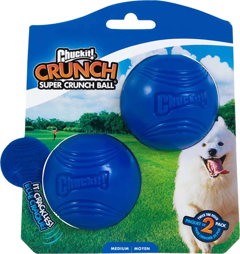 Super Crunch Ball - Hondenspeelgoed - Hondenbal von Chuckit! in Orange – Produktfoto