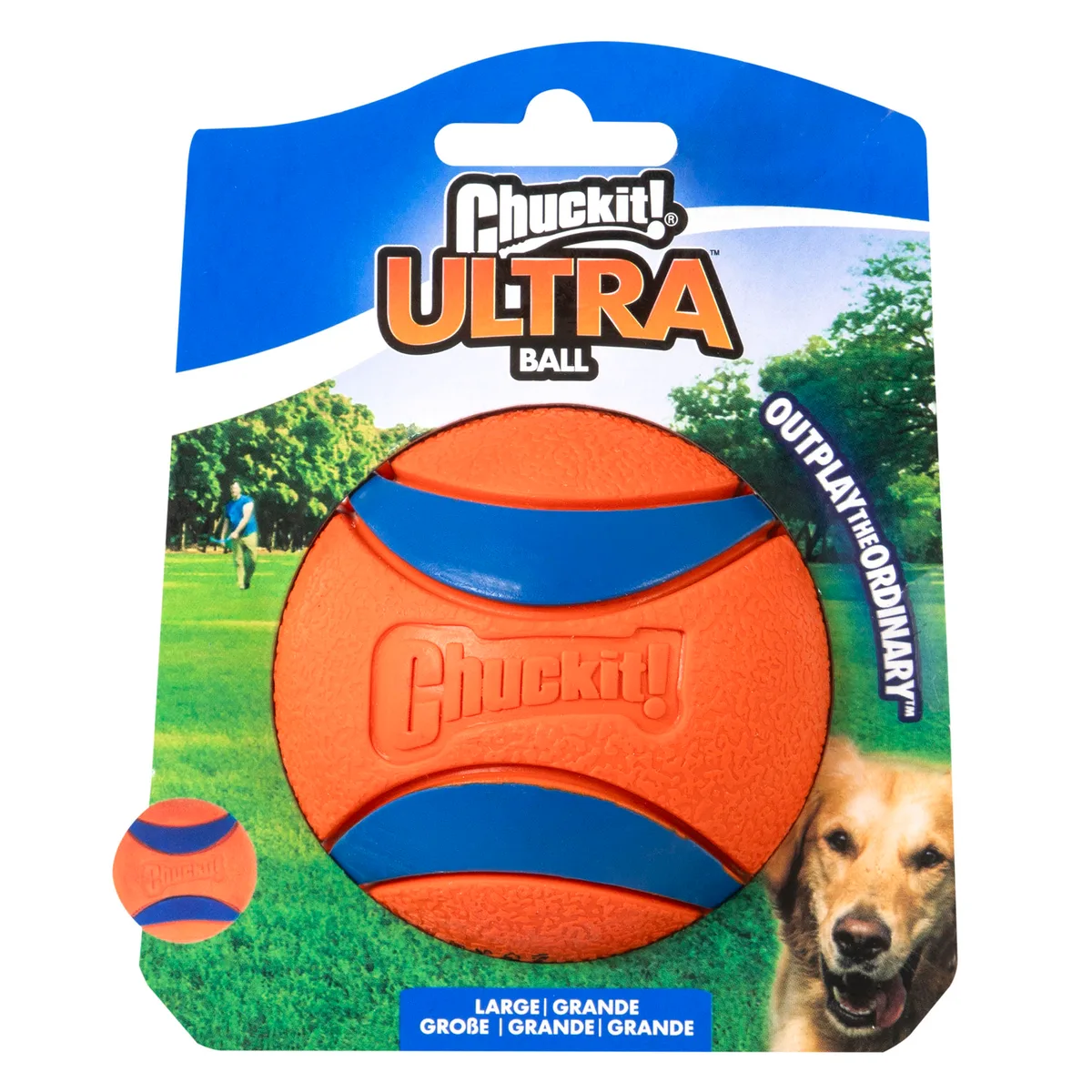 Ultra Bal L Ø7,6 cm Hondenspeelgoed van Chuckit! – productfoto