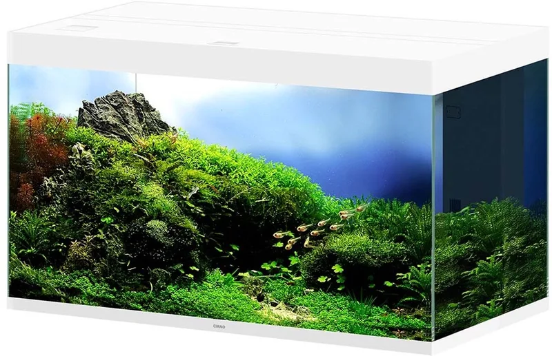 Aquarium Pro 100 Deep 300 liter | 102 x 58 x 61 cm | complete set by Ciano in White – product photo