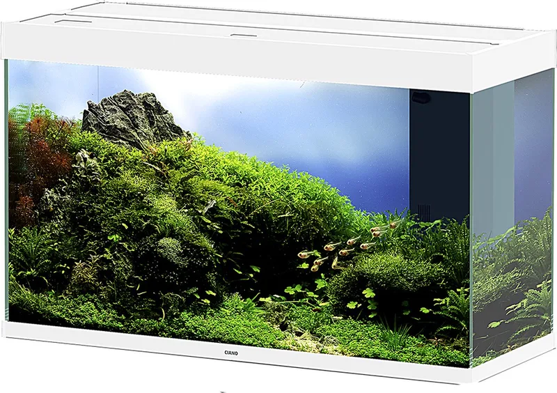 Emotions PRO 100 LED Set Aquarium - 40x102x60 cm - 197L by Ciano in White – product photo