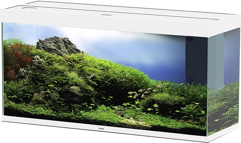 Emotions PRO 120 Set Aquarium - 40x121x60 cm - 233L by Ciano in White – product photo