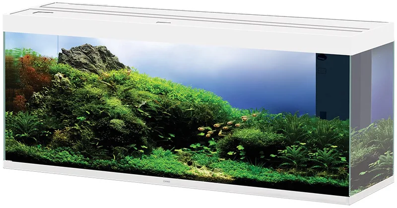 Emotions pro 150 | 300L | 149,2 x 39,8 x 61CM Aquarium de Ciano en Blanc – photo produit