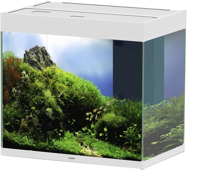 Emotions pro 40 | 52L | 39,8x39,8x43CM Aquarium complete set by Ciano in White – product photo