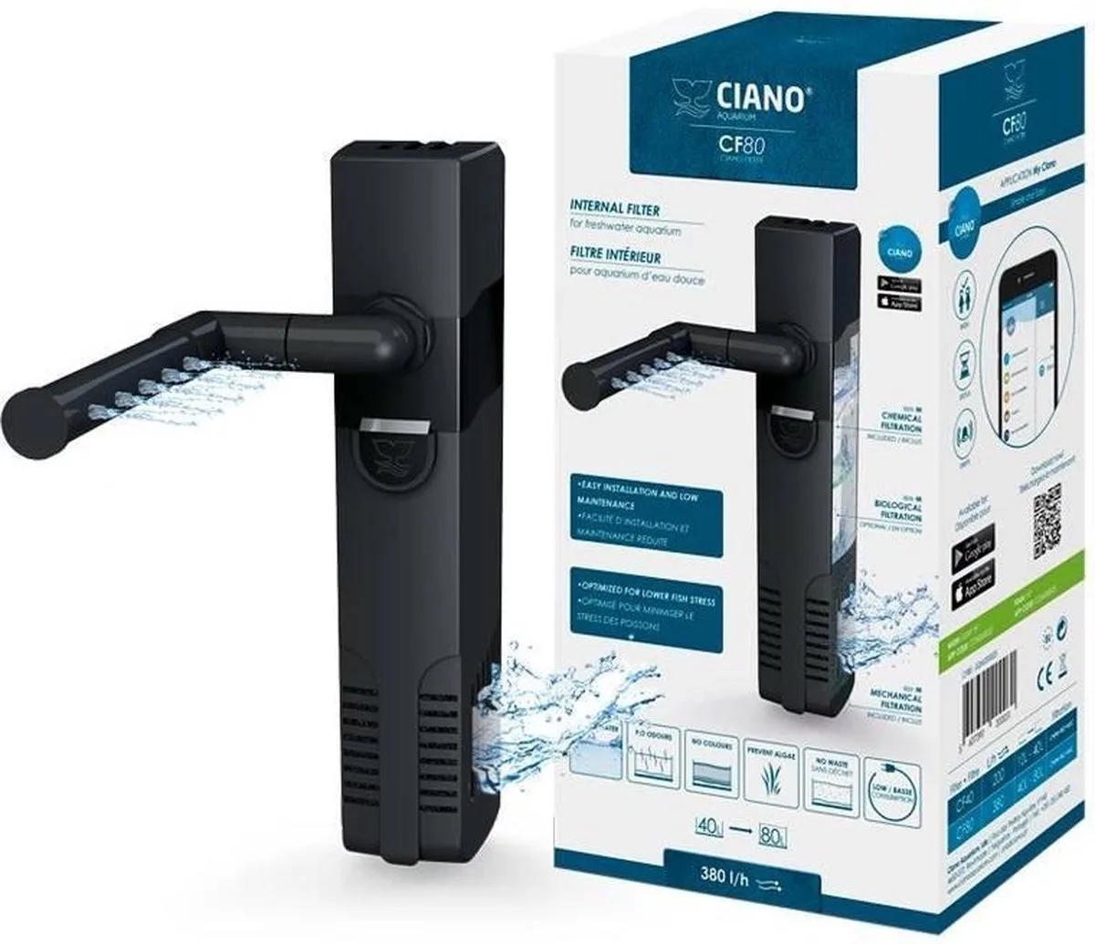 Filter CF 80 - zwart de Ciano – photo produit