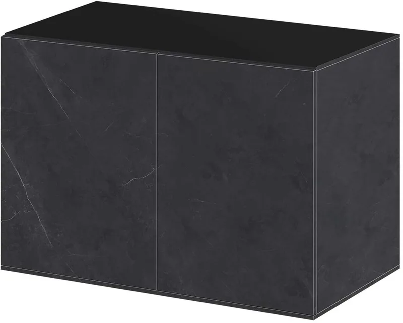 Kast Emotions Pro 100 Deep 102x58x75 cm | 2-deurs aquariumkast met legplank Black marble von Ciano in Schwarz – Produktfoto