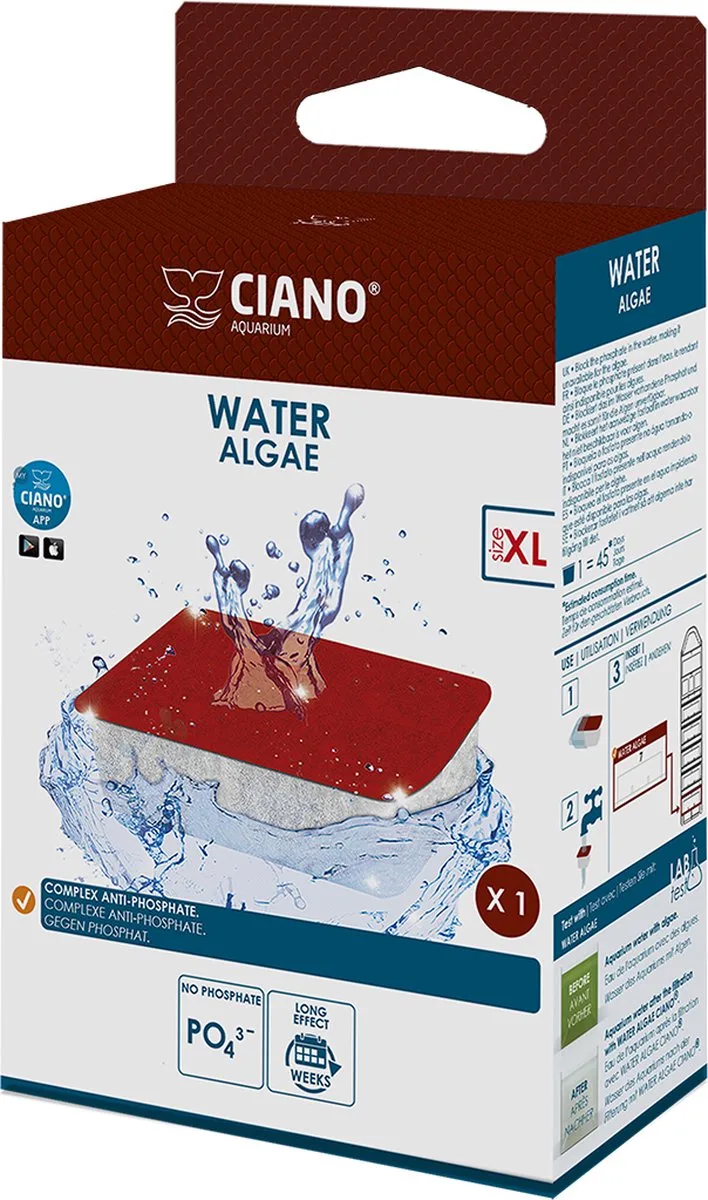 Vervangende pads (XL) Ciano CFBIO XL - Type: Stop-Algae de Ciano – photo produit