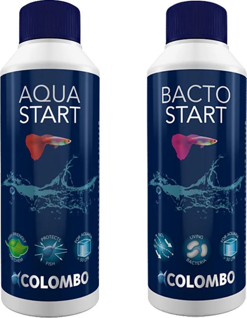 Aqua Start + Bacto Start 250 ml (aquarium starters set) by Colombo – product photo