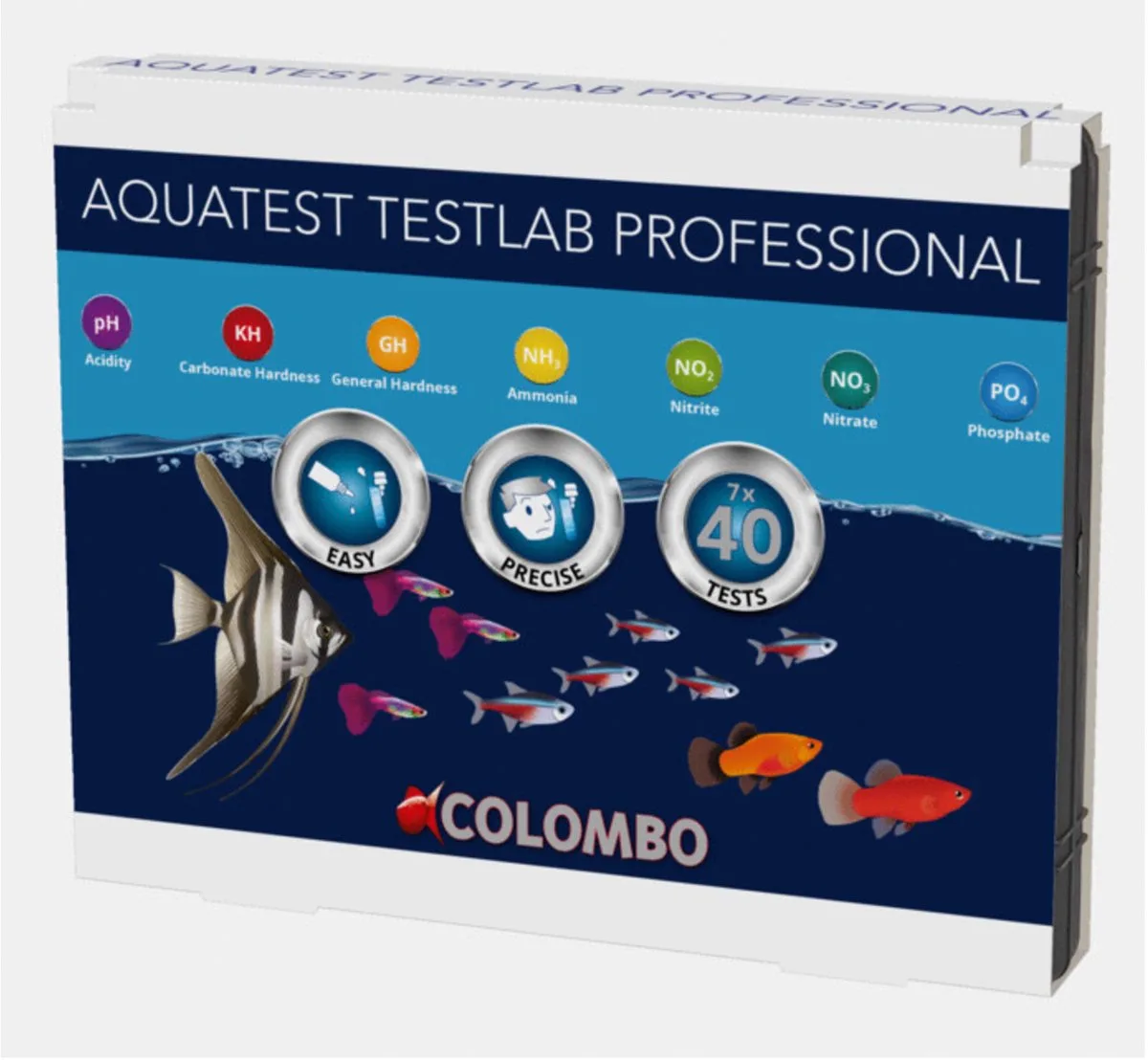 Aqua Test Lab Pro - Testen - Zwart 7 stuks van Colombo in Color – productfoto